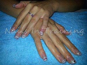 Nails In Training Pic 4 - Valentines Day Acrylic Nails