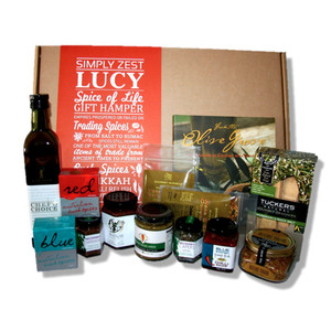 Billybox Gift Hampers Pic 5 - Our Aussie Spice Hamper contains a fine selection of Australian Bush Blends Sauces Olive Oil and even a great cook book