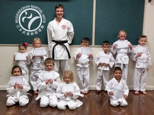 Mugendokan Martial Arts, Karate, Aikido & Judo Pic 3 - Recent kids karate grading 2018