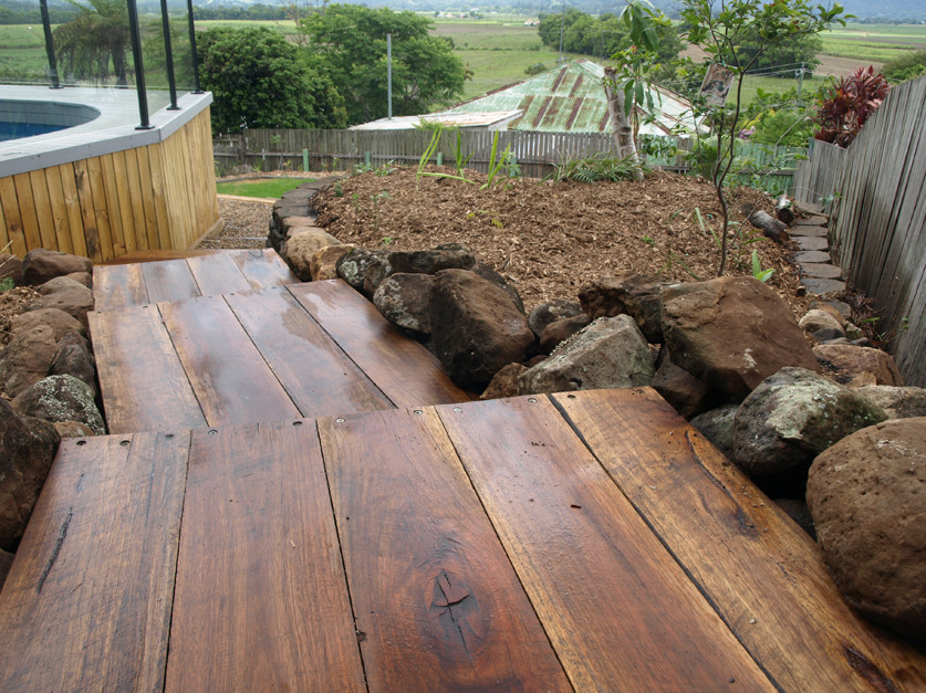 Flo Gardens Pic 1 - Hardwood stairs