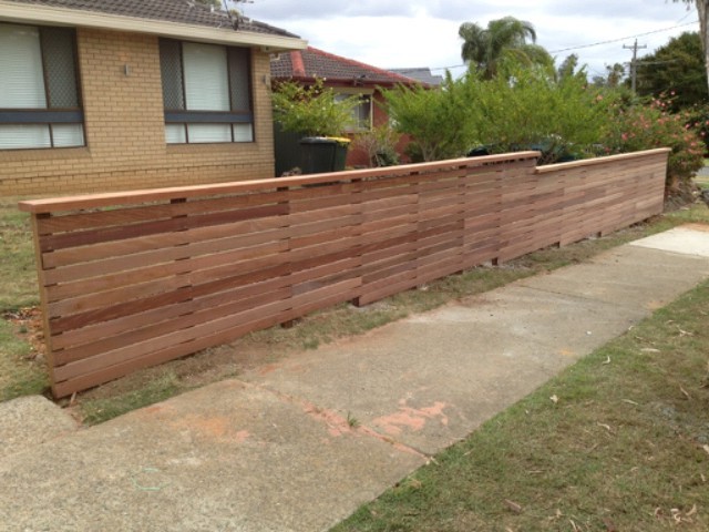 Able Fencing Pic 1 - Horizontal Slat Hardwood