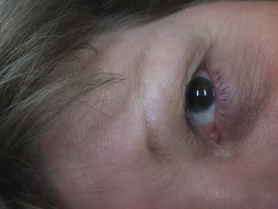 Justines Body & Nails Pic 1 - Before eyebrow tattoo procedure