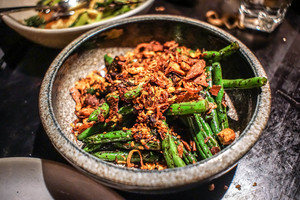 Chin Chin Pic 5 - Stir fried beans with shredded coconut