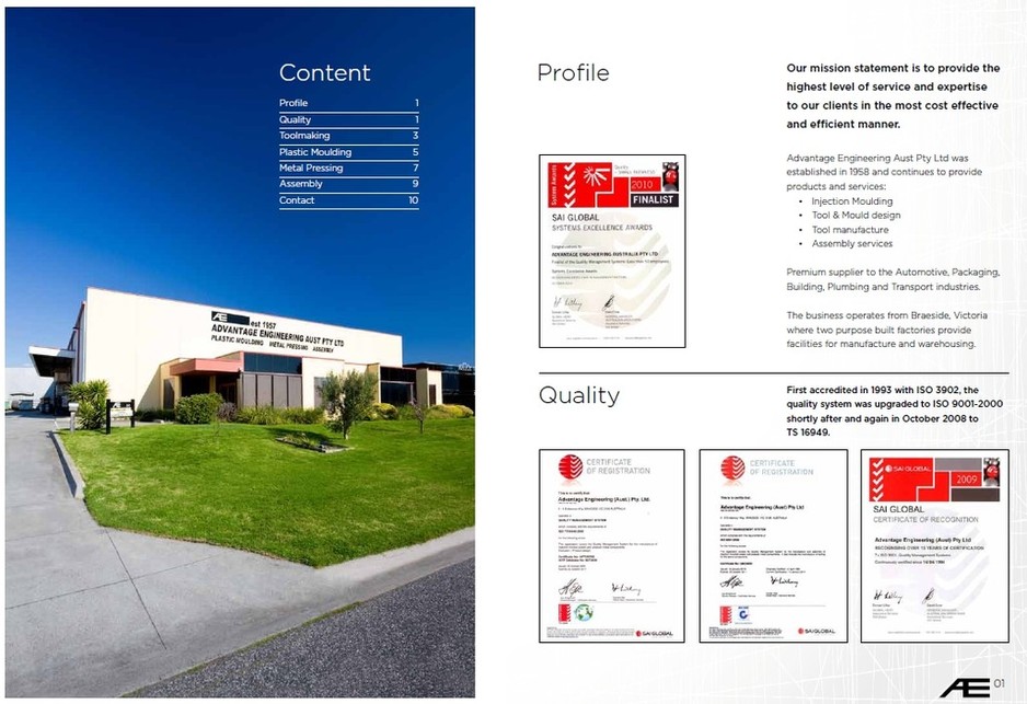 Advantage Engineering Aust Pty Ltd Pic 1