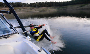 Adventure Watersports Pic 4 - One of the Instructors letting his hair down so to speak at the end of a busy day