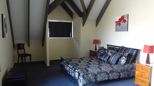 Dalby Self Contained and Serviced Apartments - Accommodation Pic 5 - Massive upstairs bedroom with walk in wardrobe fully privacy lockable