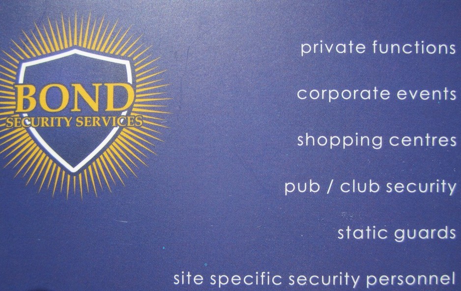 Bond Security Services Pic 1