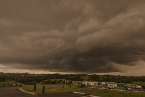 Maleny Golf Club Pic 3 - Storm cell hit North Maleny the other day