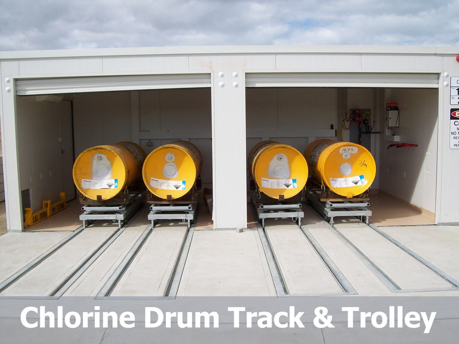 Hydramet Australia Pty Ltd Pic 1 - Chlorine Drum Track Trolley