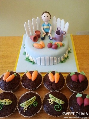 Sweet Olivia Pic 2 - Sweet Olivia Garden Themed Cupcakes