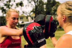 Peachi Personal Training Pic 2 - Boxing in action