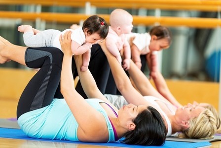 Go Mum! Group Fitness Pic 1 - The kids love working out with mum