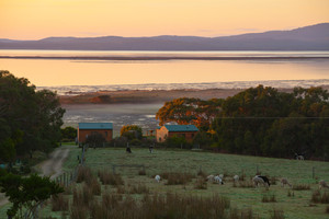 Coastal View Cabins Pic 4 - Set on 10 acres and overlooking Corner Inlet and the majestic mountains of Wilson Promontory National Park