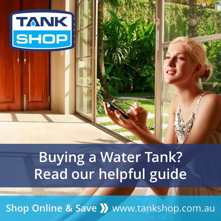 Tank Shop Pic 1 - In the market for a water tank Our helpful buyers guide answers your most common and important questions regarding setting up a rainwater harvesting system for your property