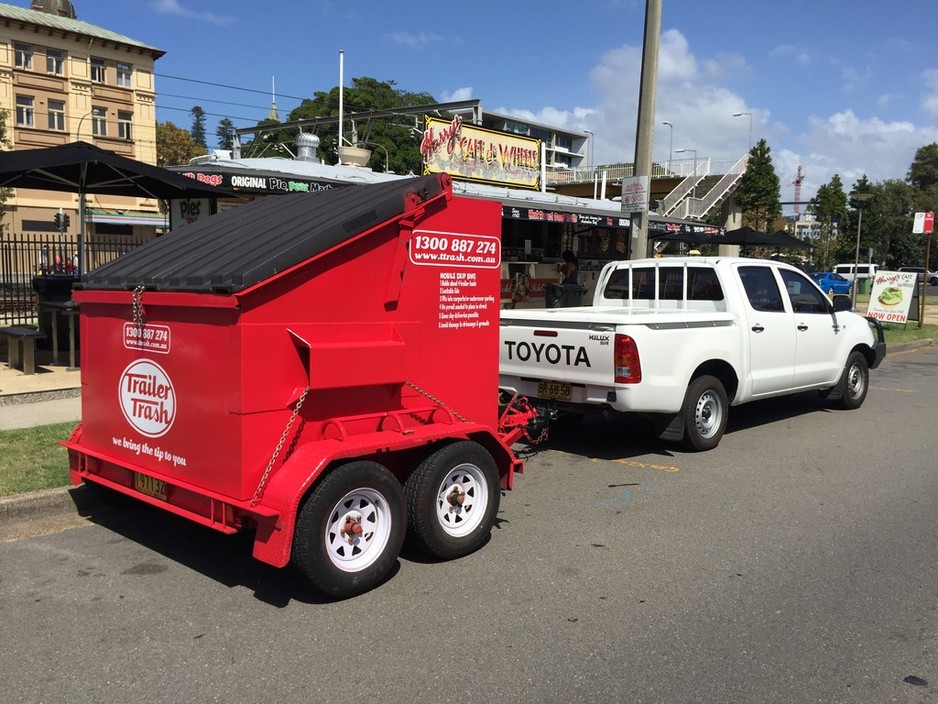 Trailer Trash Pic 1 - Registered trailers can be parked on the street with no permits