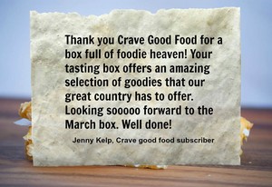 Crave good food Pic 4 - Our subscribers love their curated tasting experience