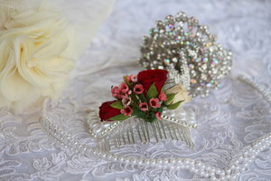 Diane's Floral Occasions Pic 5 - Miniature Style Hair Arrangementperfect for your next Special Occasion