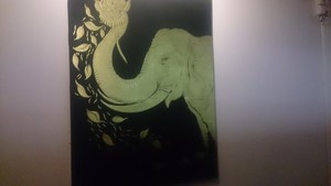 Kacha Thai Restaurant Pic 4 - An elephant drawing