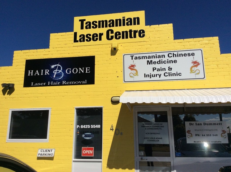 Hair B Gone Pic 1 - Hair B Gone in the Tasmanian Laser Centre building 40a Risby Street Ulverstone