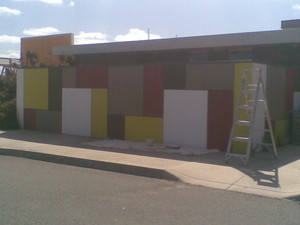 Mix Paint Pic 2 - Finished Projects School exterior repair repaint