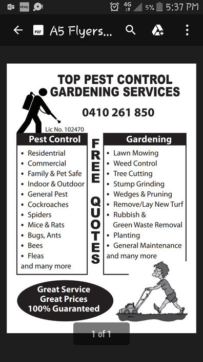 Top Pest Control And Gardening Services Pic 1