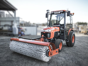 Master Hire Pic 5 - Tractor with Broom