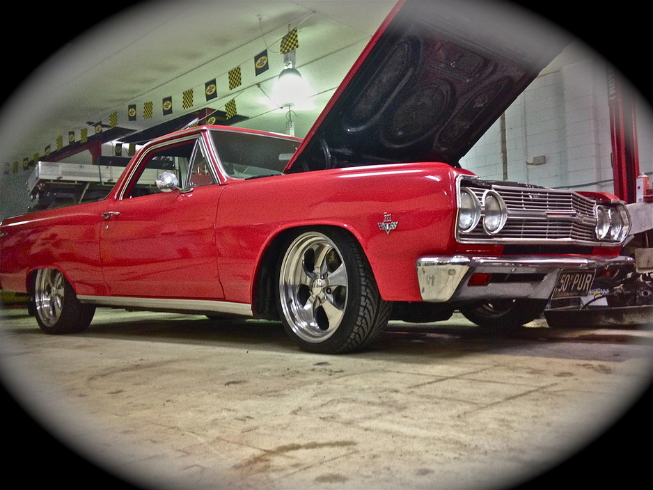 A & R Service Centre Pic 1 - Enhanced the suspension on this 1965 Chev El Camino