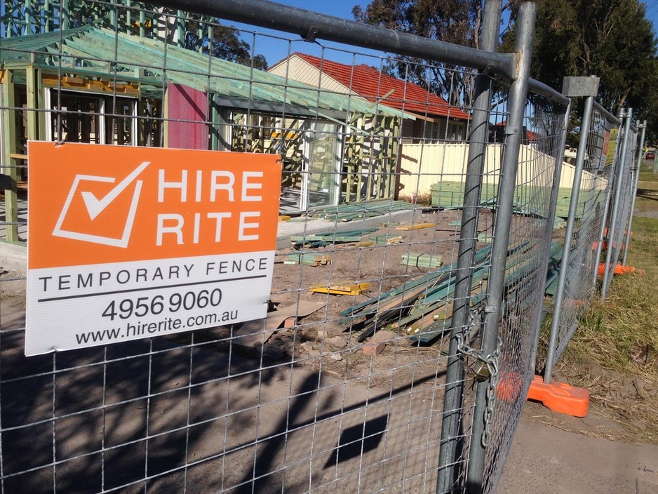 Hire Rite Temporary Fence Pic 1 - Construction Temporary Fence