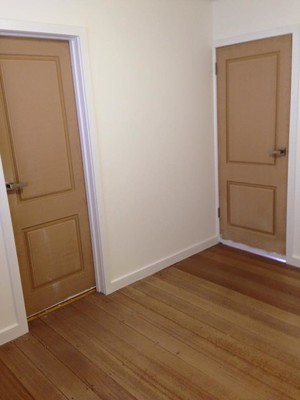 South Melbourne Handyman Service Pic 4 - Two new doors note bottom of doors have been painted before hanging