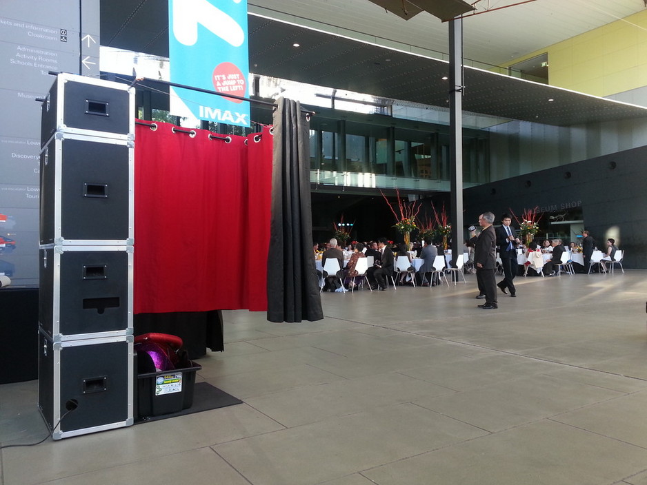 The Photobooth Melbourne Pic 1 - The Photobooth at a wedding in the Melbourne Museum