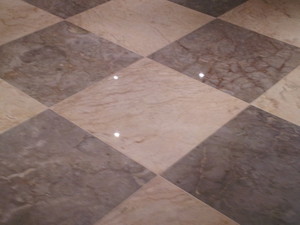 Reseal Stone Pic 2 - Newly laid marble cleaned sealed and polished