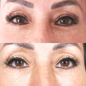 Cheeky Wink Lash Dolls Pic 5 - Top 4D Volume Eyelash Extensions Bottom Classic Eyelash Extensions