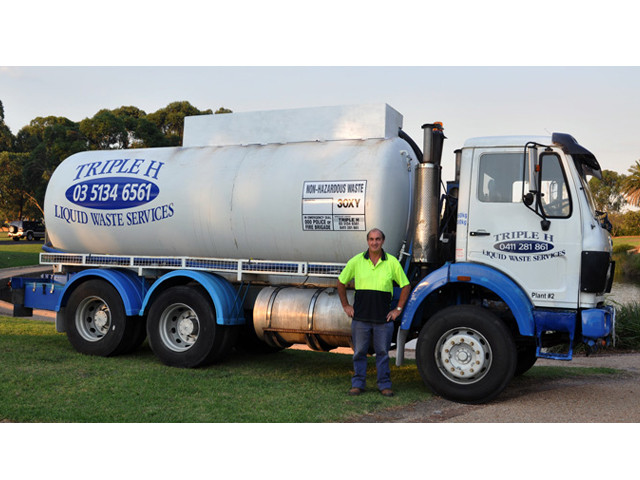 Triple H Liquid Waste Services Pic 1 - owner charles and a triple h liquid waste services truck