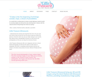 Sarah Jee Web Design Pic 3 - Website Design Development for Little Treasure Ultrasound