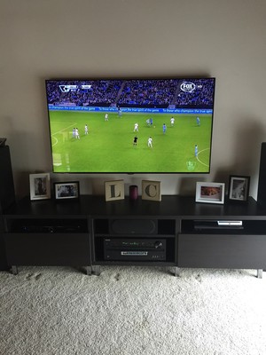 CAELECTRICS Pic 4 - 55 LED TV wall mount Great way to add space and conceal cables for that modern clean look