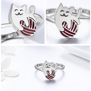 Meowii And Purr Pic 4 - Sterling Silver Cat Ring