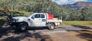 BRW Rural Contractor Pic 2 - Our weed spray set includes 250m auto hose reel and 6m boomless jet boom spray