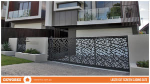 Oxworks Pic 3 - Laser Cut Screen Sliding Gate Servicing Sydneys Greater Metro Area