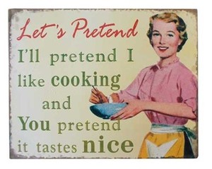 Ladyraven's Homeware & Gifts Pic 2 - Retro tin sign