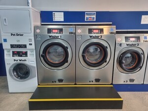 The Wash House Launderette Pic 2 - A range of highefficiency washers and dryers Dedicated pet bedding washdryer