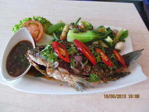 Lemongrass Thai on Crown Pic 2 - Thai Crispy Skin tender white meat Fish