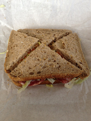 The Daily Planet Snack Bar Pic 2 - Fresh Salami Sandwich