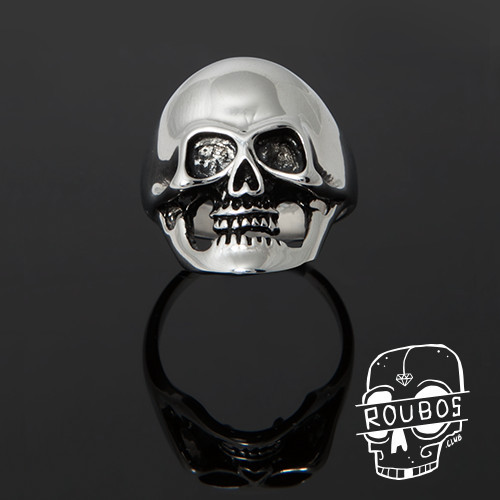 Roubos Club Pic 1 - Mens Signet Rings Skull