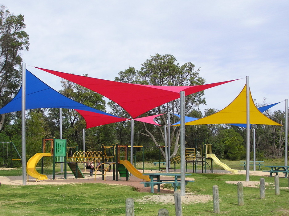 Shade Works Vic & NSW P/L Pic 1 - Play ground Shade Sails