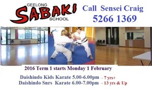 Geelong Sabaki School Pic 2 - Karate Mondays