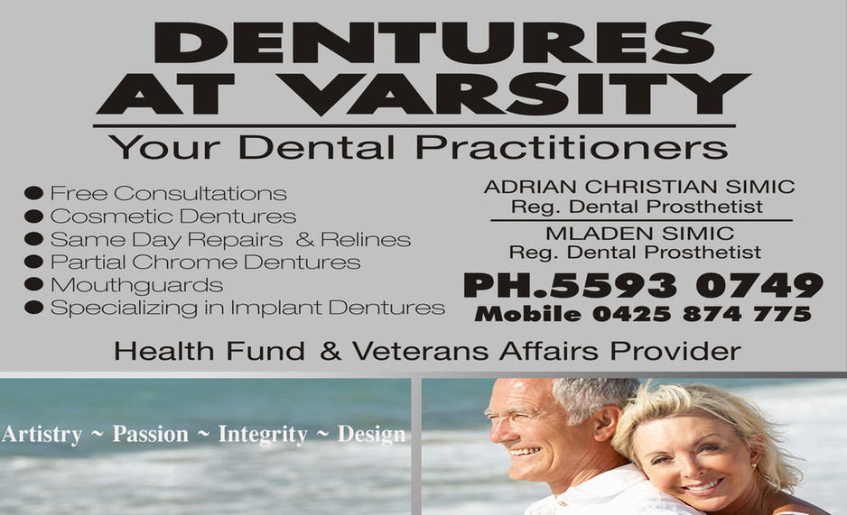 Dentures at Varsity Pic 1