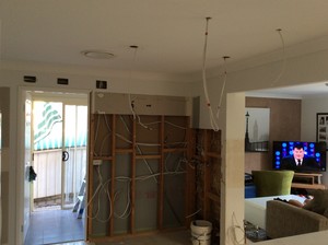 SEQ Connect Pic 2 - New kitchen wiring including lighting