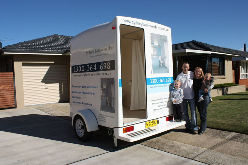 Sydney Bathroom Hire Pic 1 - Bathroom on Wheels Luxury Portable Bathroom