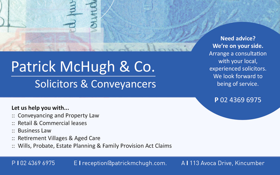 Patrick McHugh & Co Pic 1 - Friendly Local Law Firm Efficient professional and great value