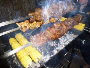 BBQ Spit Rotisseries Pic 4 - Gyros cooked on a Cyprus Grill